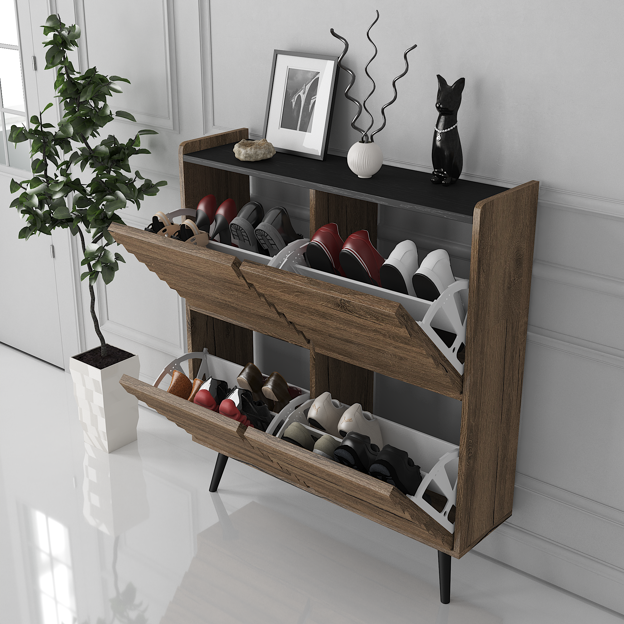 AyakkabılıkLena Ayakkabılık Atlatik Çam 96CMx108CMx26CM