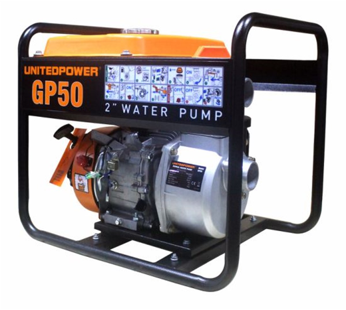 Benzinli Su MotorlarıUnited Power Su Motoru Benzinli 2'' - 28 MT 5Ton/Saat