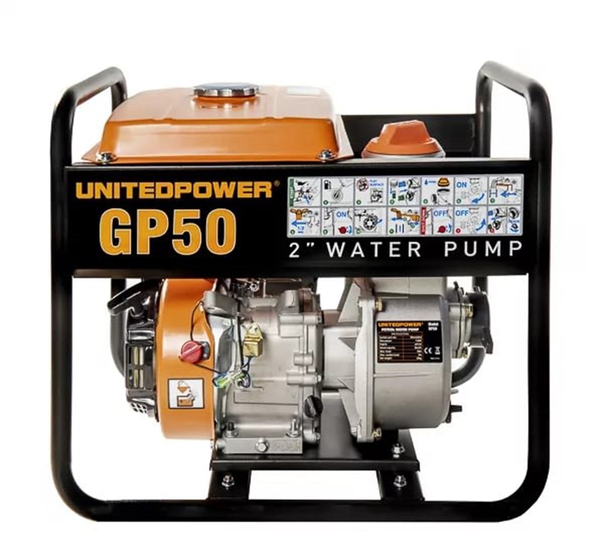 Benzinli Su MotorlarıUnited Power Su Motoru Benzinli 2'' - 28 MT 5Ton/Saat