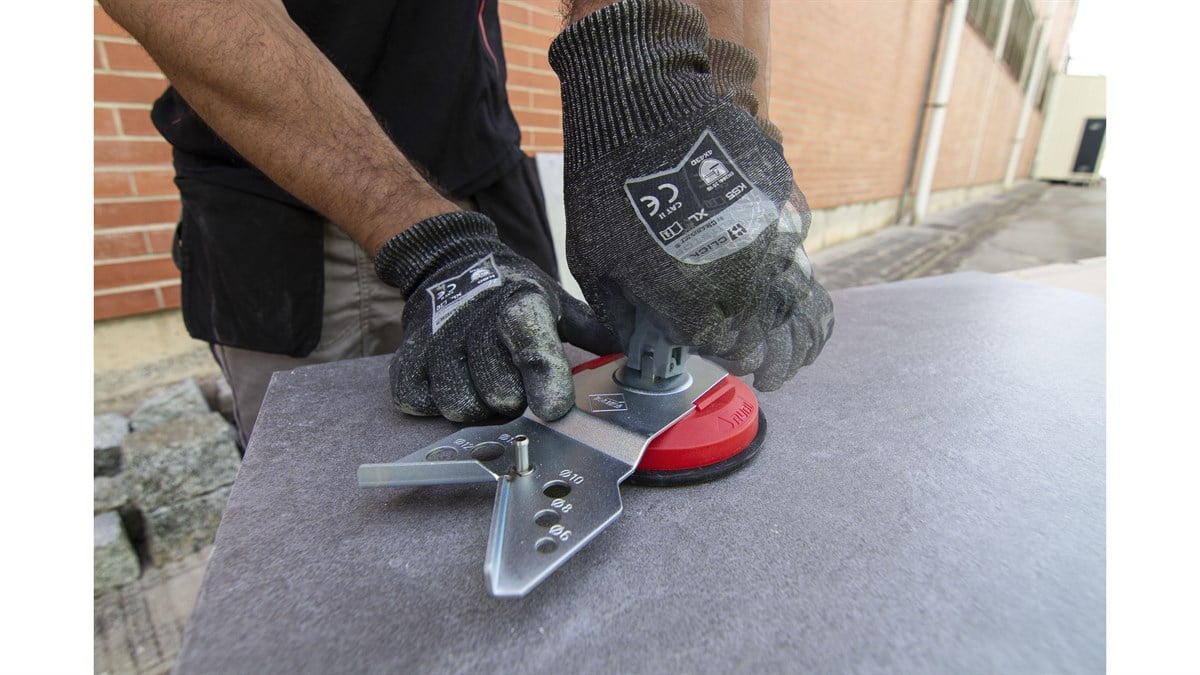 Beton/Seramik KesmeRubi Vantuzlu Delme Kılavuzu(Kuru)