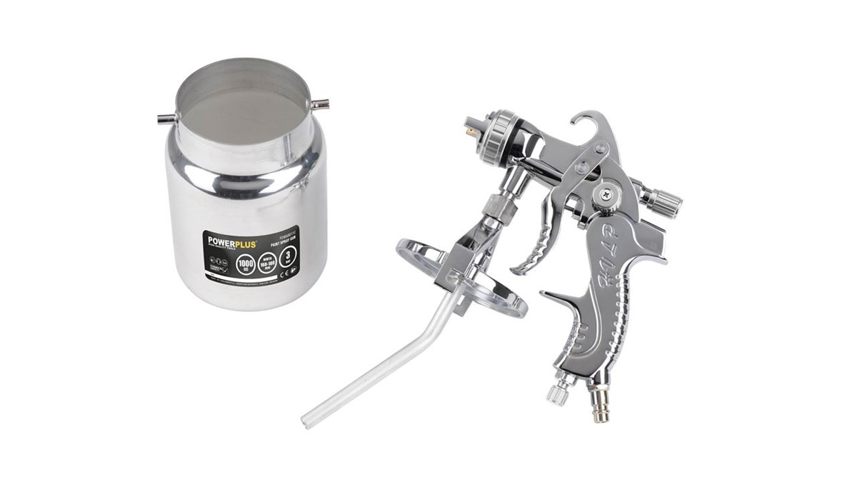 Boya TabancasıPowerplus Tabanca Boya 3Bar 1000CC 1.7MM