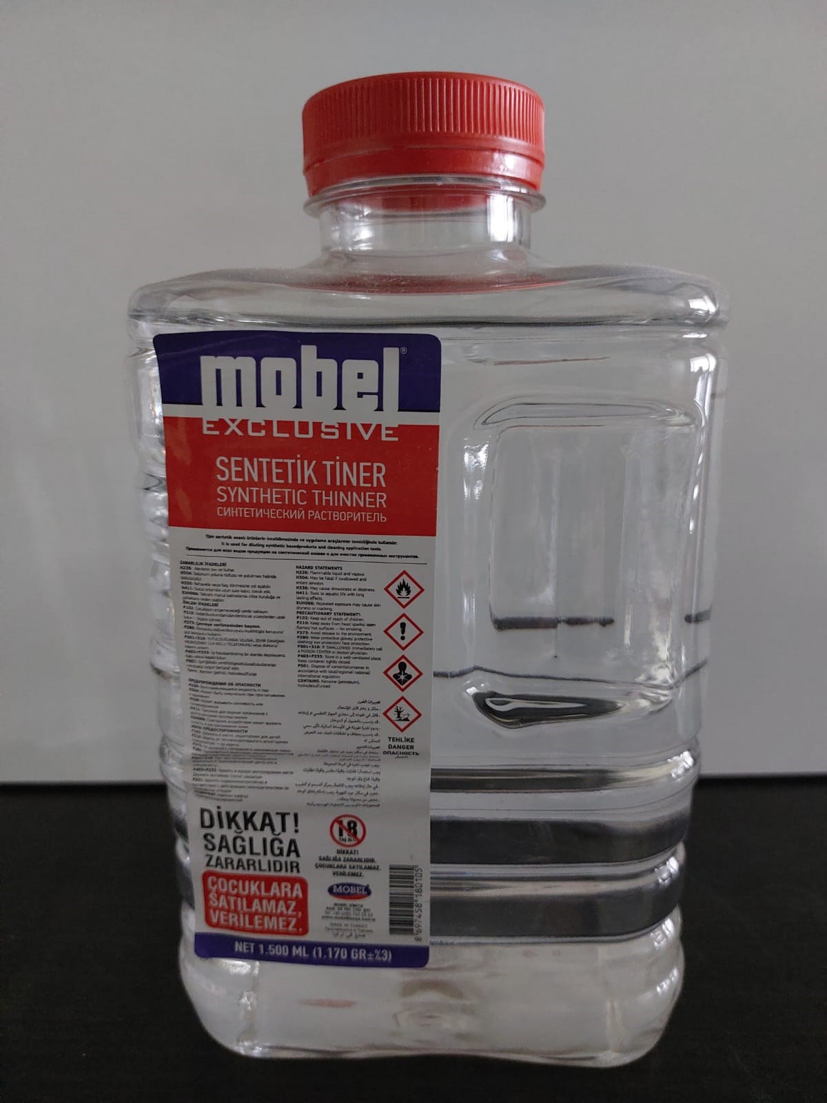 Boya Yardımcı ÜrünlerMobel Sentetik Tiner