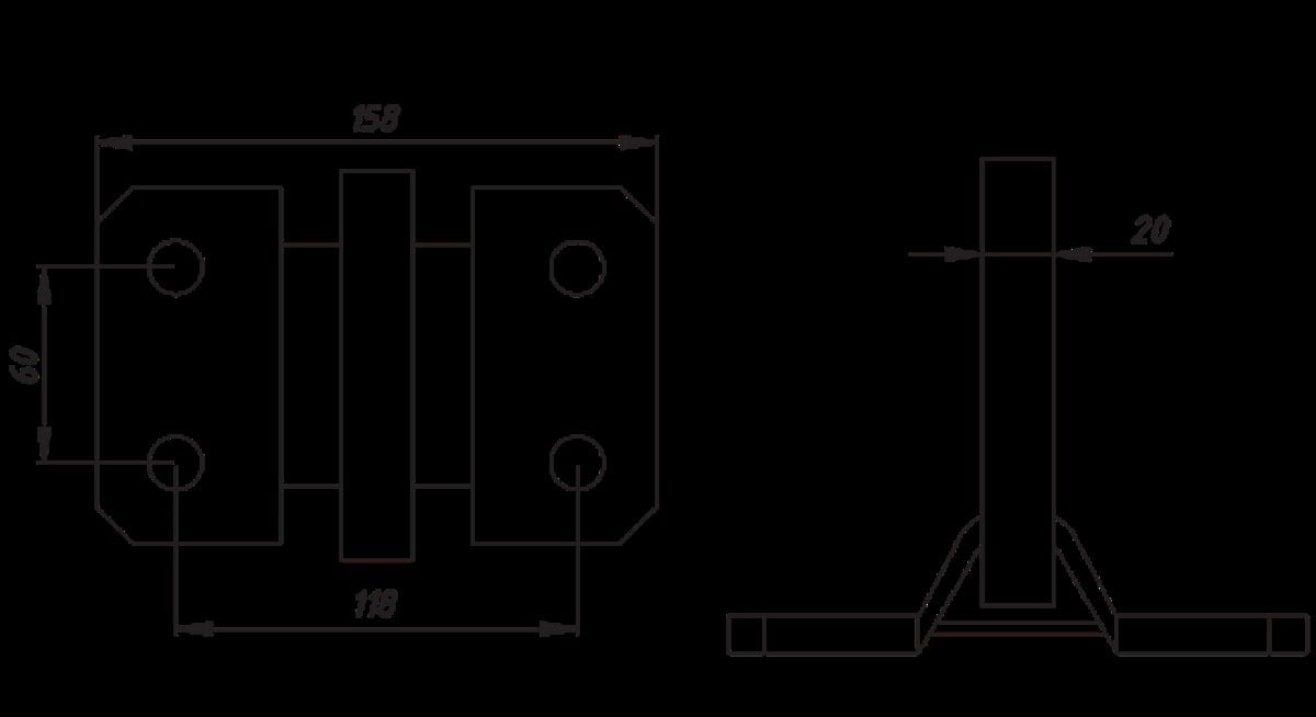 ÇekicilerÇayırova Gemi Tokası 158MMx118MMx60MM