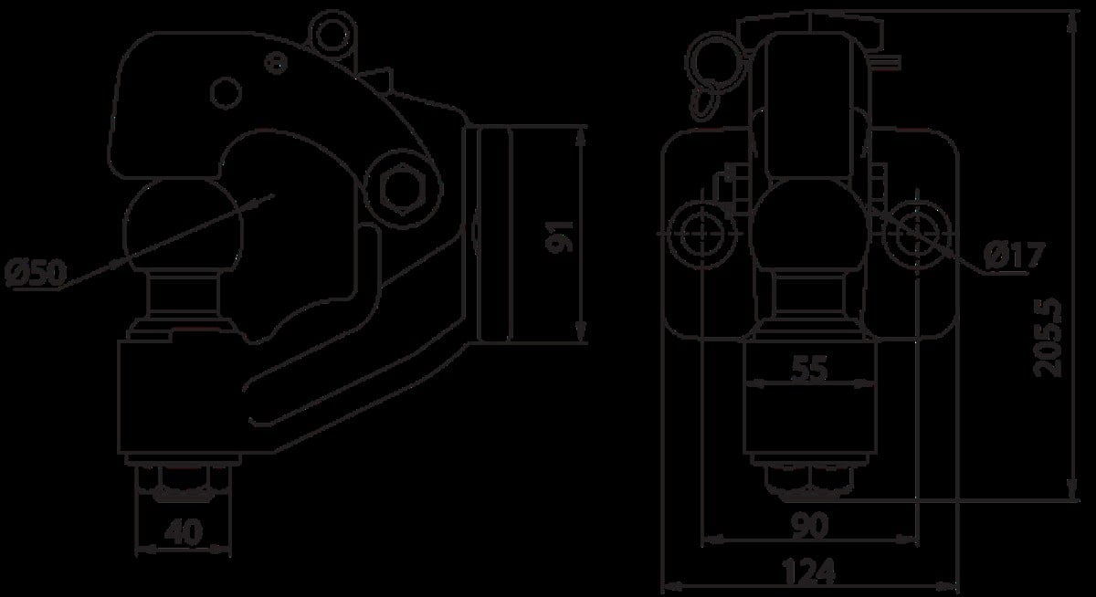 ÇekicilerÇayırova Jeep Çekisi Topuzlu/28 KN