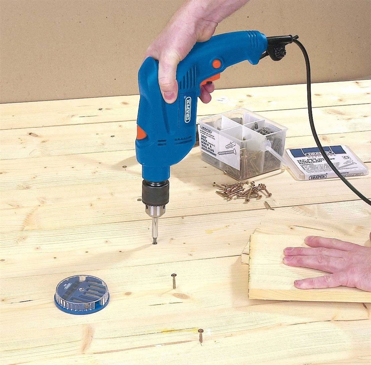 Darbeli MatkapDraper Elektrikli Matkap Darbeli 500W 13MM