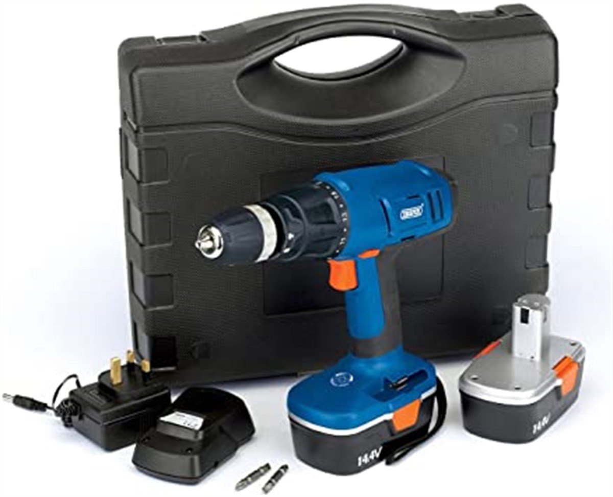 Darbeli MatkapDraper Matkap Akülü 14V 2 Akülü