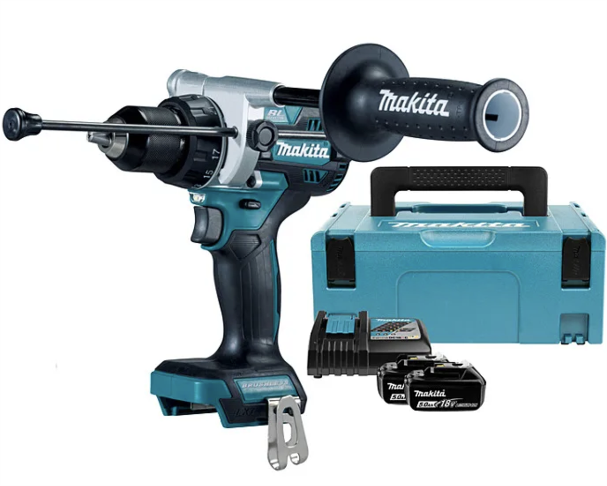 Darbeli MatkapMakita Matkap Akülü Darbeli (BL/XPT) 18V Lityum (2Akü+Şarjer+Çanta)