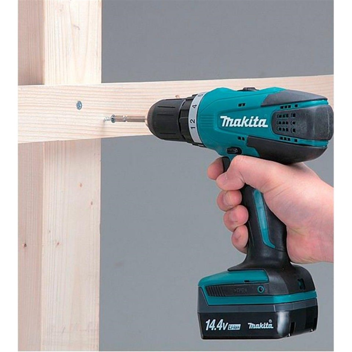 Darbesiz MatkapMakita Matkap Akülü  14.4V Lityum (2 Akü+Şarjer+Çanta)