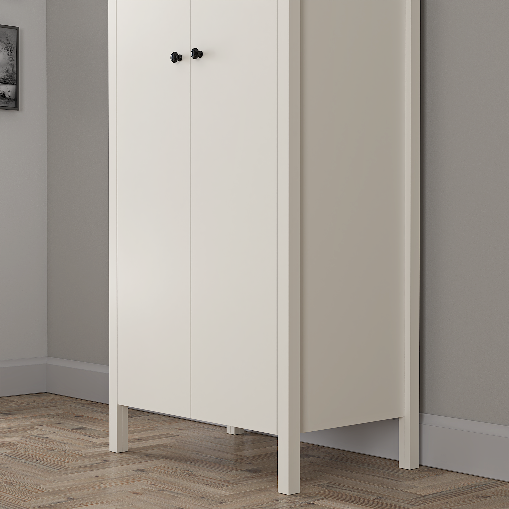 DolapHelen Gardırop Beyaz 70CMx190CMx45CM