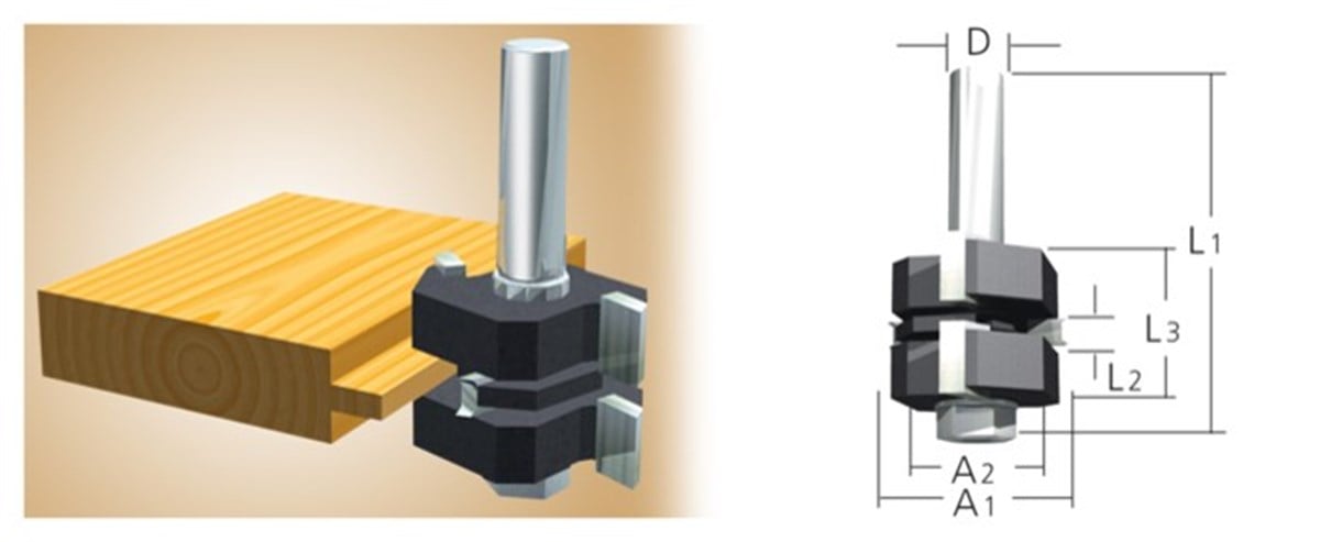 Freze UcuMakita  3601 B Boart Joint.Bit 38