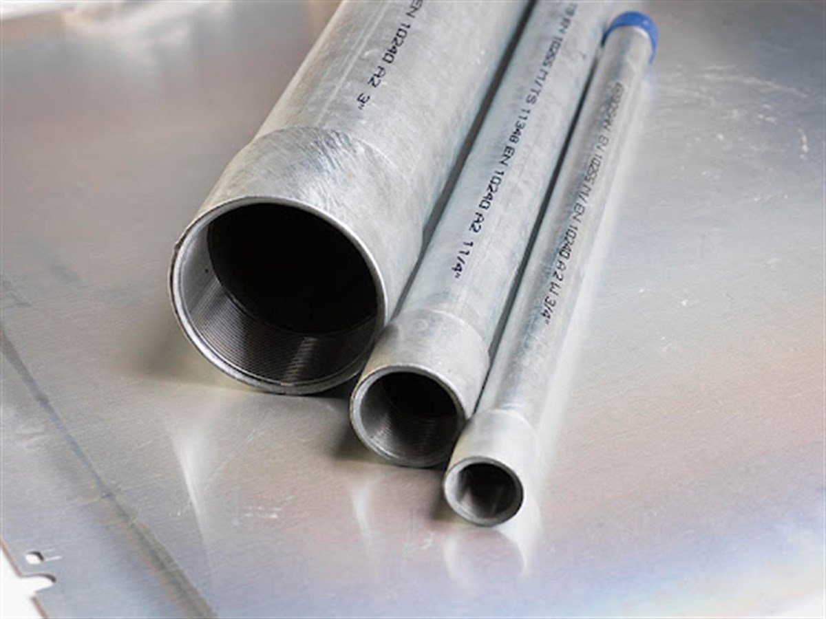 Galvaniz BoruErbosan Galvaniz Kontrüksiyon Boru Dişli Manşonlu 6MT