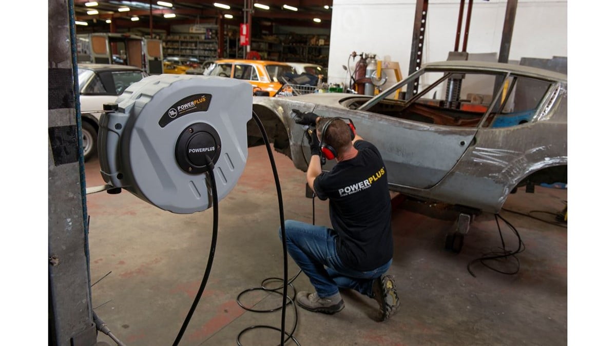 Hava HortumuPowerplus Hava Hortumu Otomatik Makaralı 10M