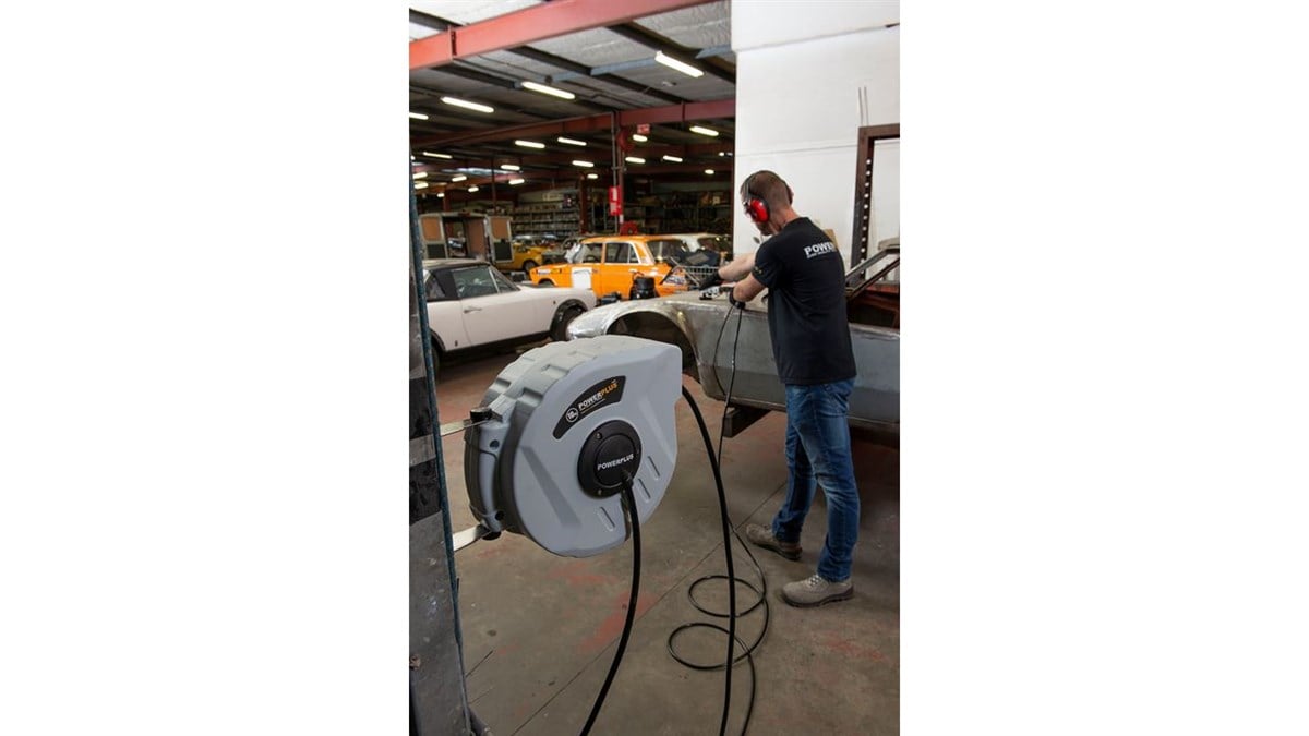 Hava HortumuPowerplus Hava Hortumu Otomatik Makaralı 10M