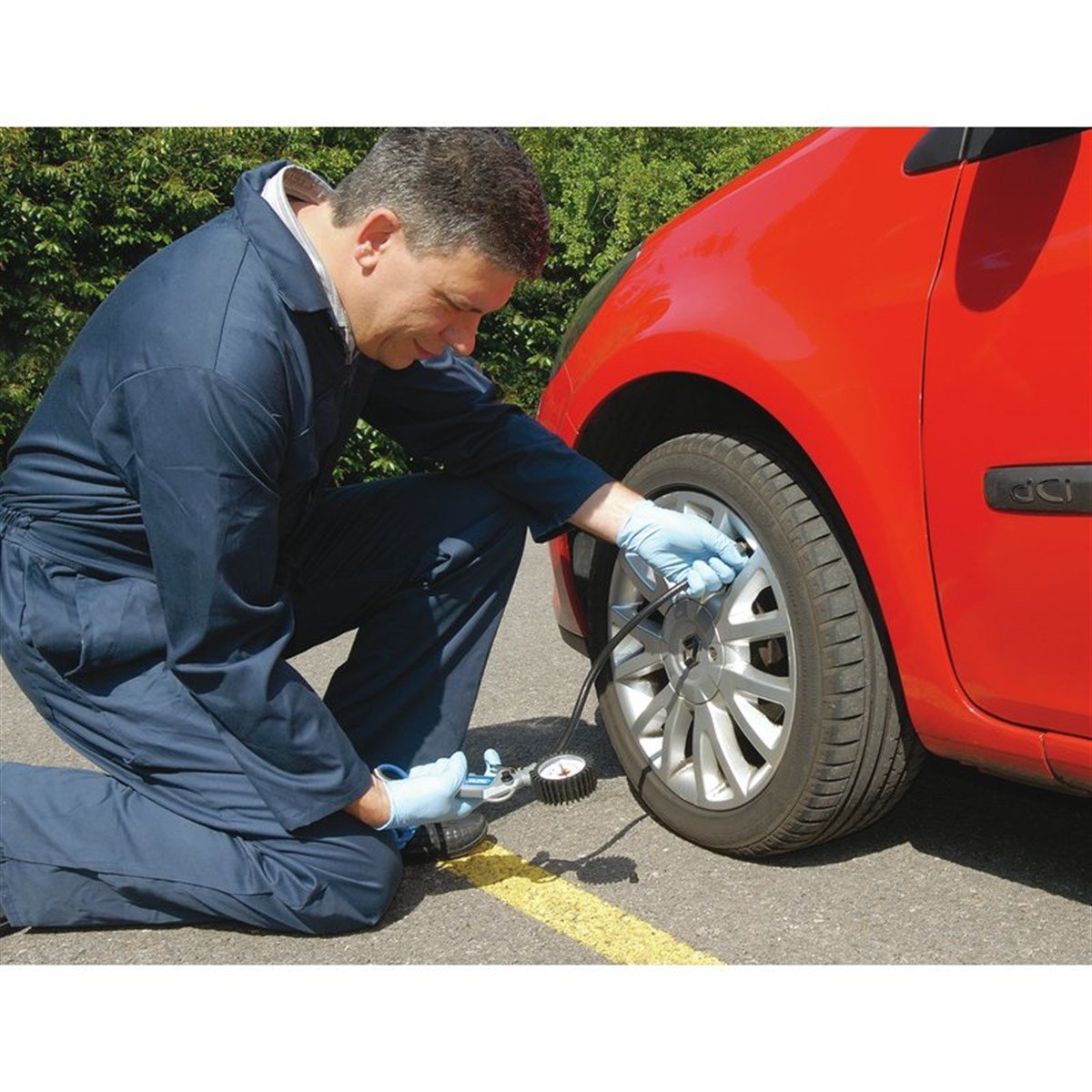 HavalıDraper Havalı Basınç Göstergeli Tabanca 0 -12 Bar