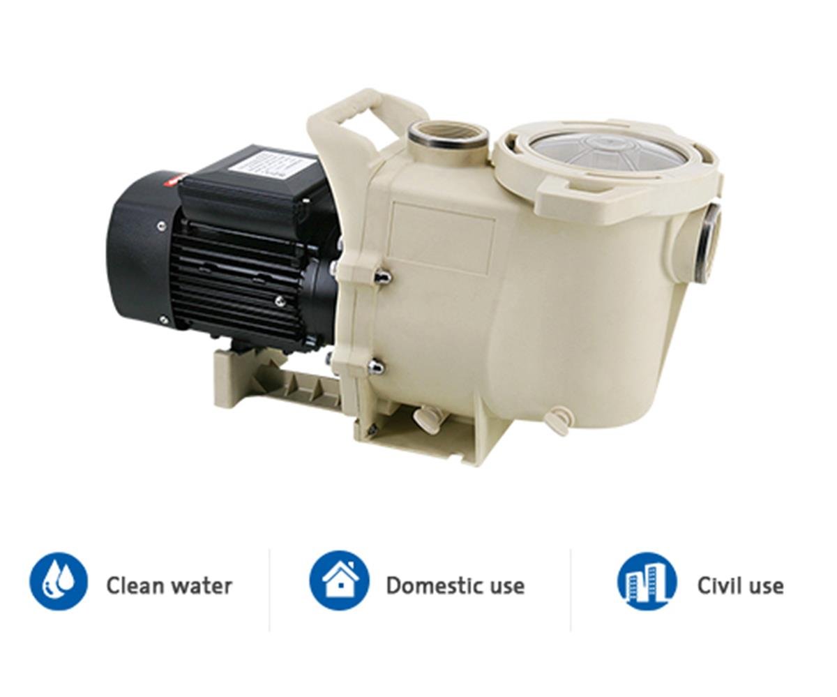 Havuz MotorlarıMax Havuz Motoru 1HP 63MM 15 MT'den Saatte 19 m3