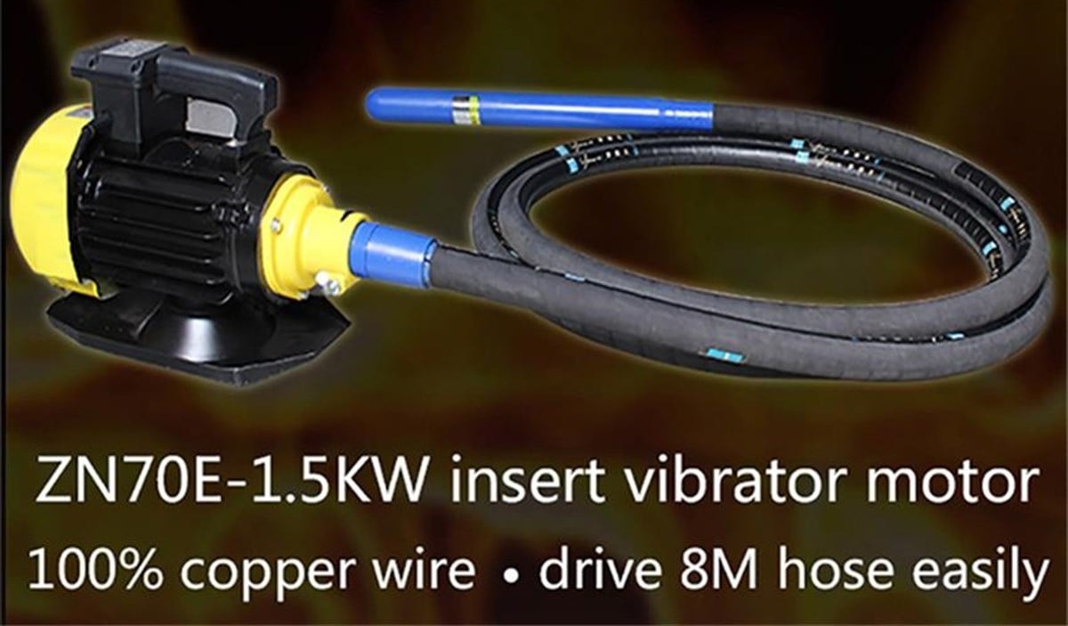 İnşaat MakineleriElektrikli Vibratör 1.5HP+Titreşim Ucu