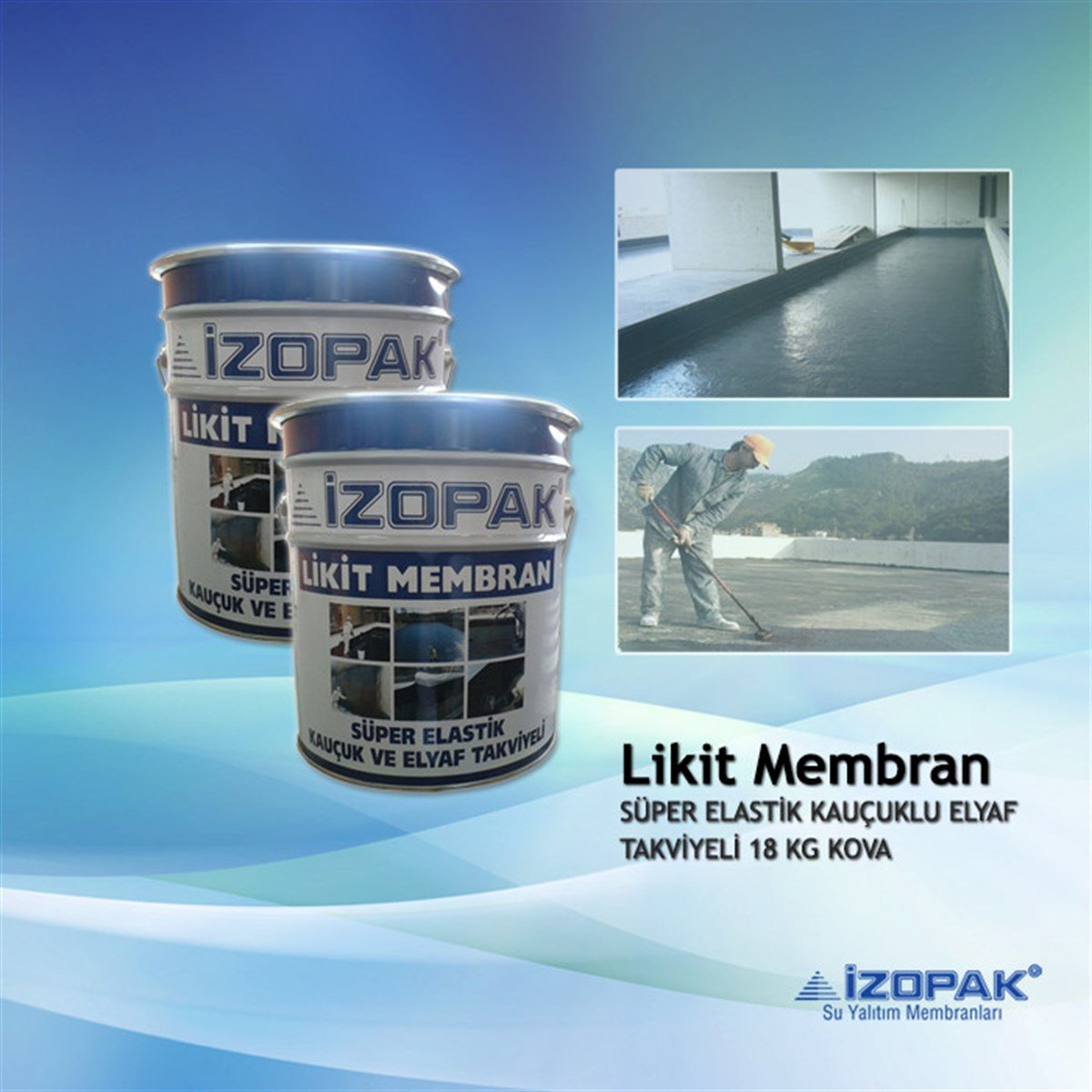 İzolasyonİzopak Likit Membran (İzolasyon) 18KG