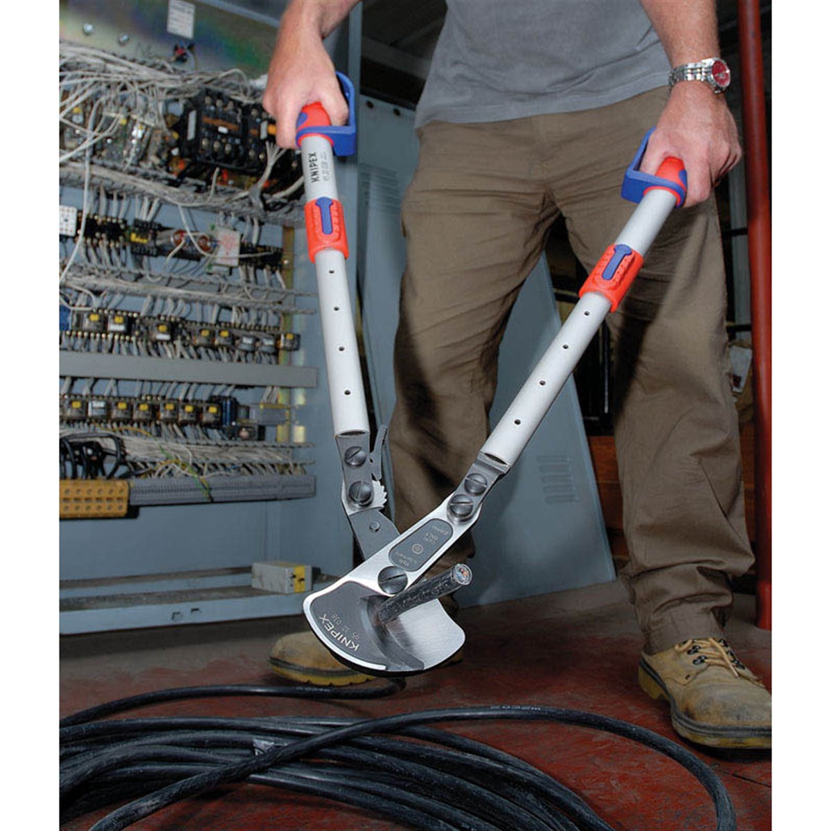 Kablo Kesme/SıyırmaDraper Knipex Teleskobik Kablo Kesici