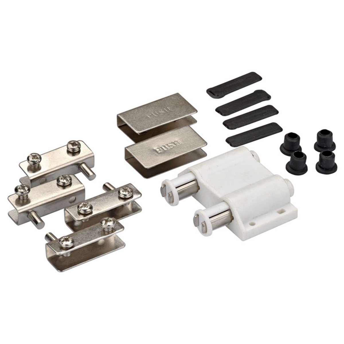 Kapı/Dolap AksamlarıCanex İtici Çiftli Çıtçıt Takım Siyah