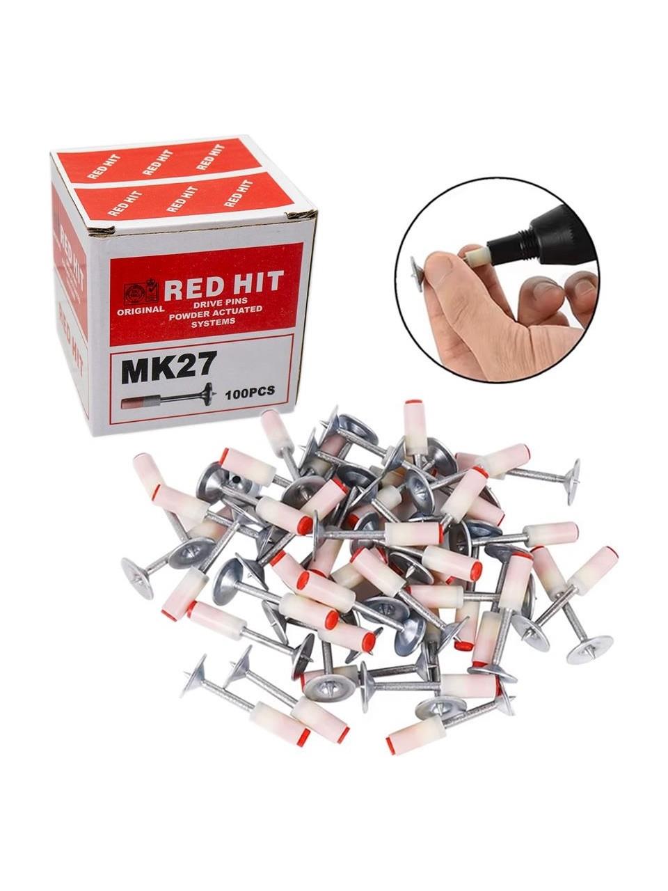 Kapsüllü Alet ve AksesuarlarıRed-Hit Pullu Sabitleme Çivisi