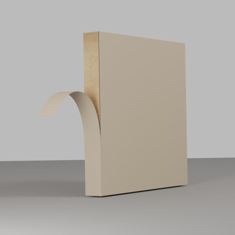 Kenar BantlarıY.Entegre Pvc Kapak Panel Bandı Mat 1MM Kum Beji  (1MT fiyatı)