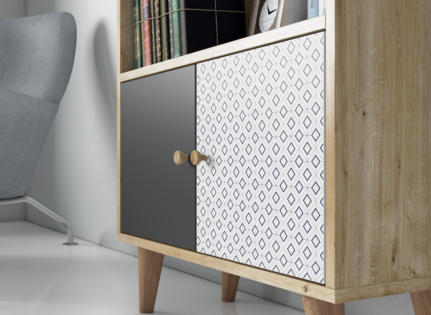 KitaplıkColores Kitaplık 70CMx170CMx30CM