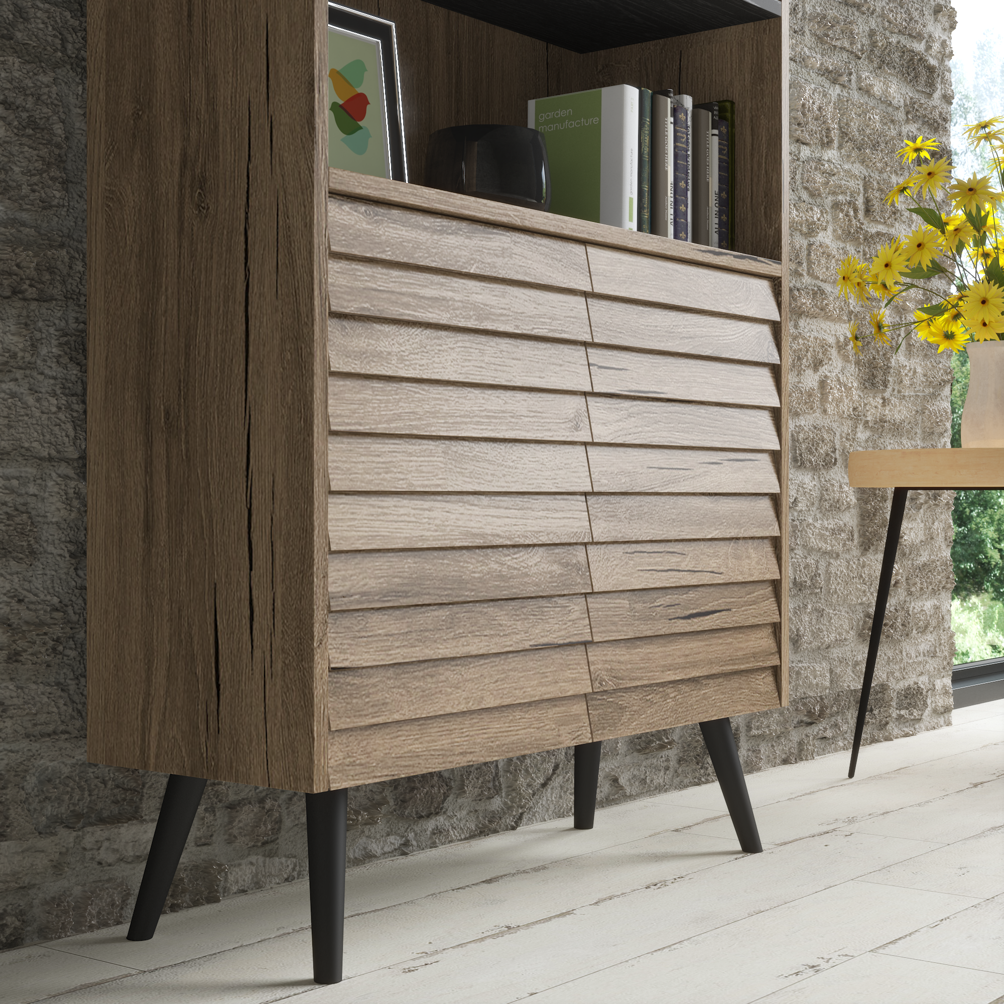 KitaplıkLena Kitaplık Atlantik Çam 80CMx190CMx29CM