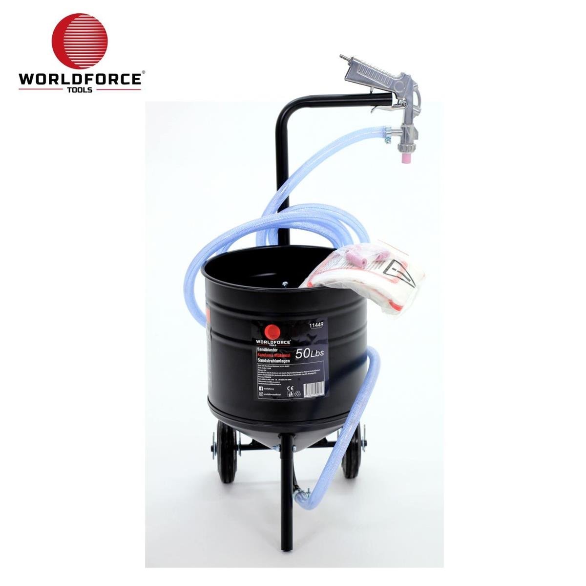 KumlamalarWorld Force Kumlama Makinesi Mobil 50LBS