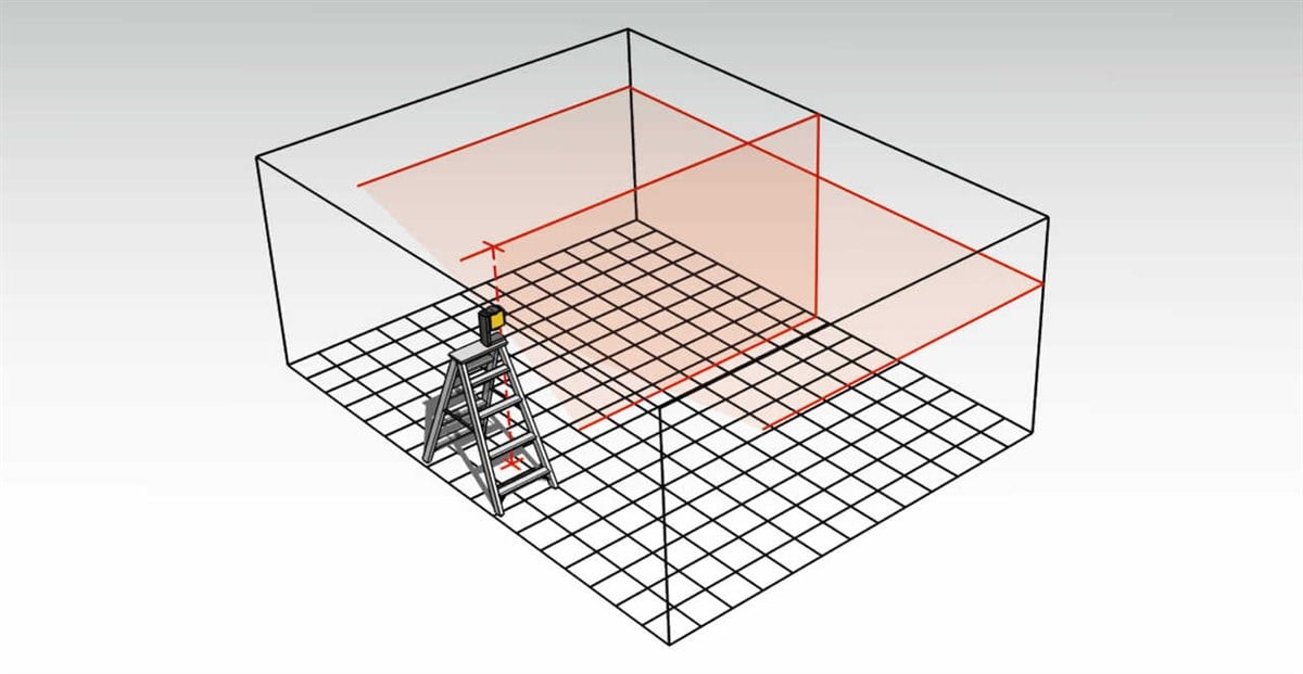 Lazer HizalamaStabila Lazer Çapraz Çizgi + Eksen Noktası 360 Derece LAX 300