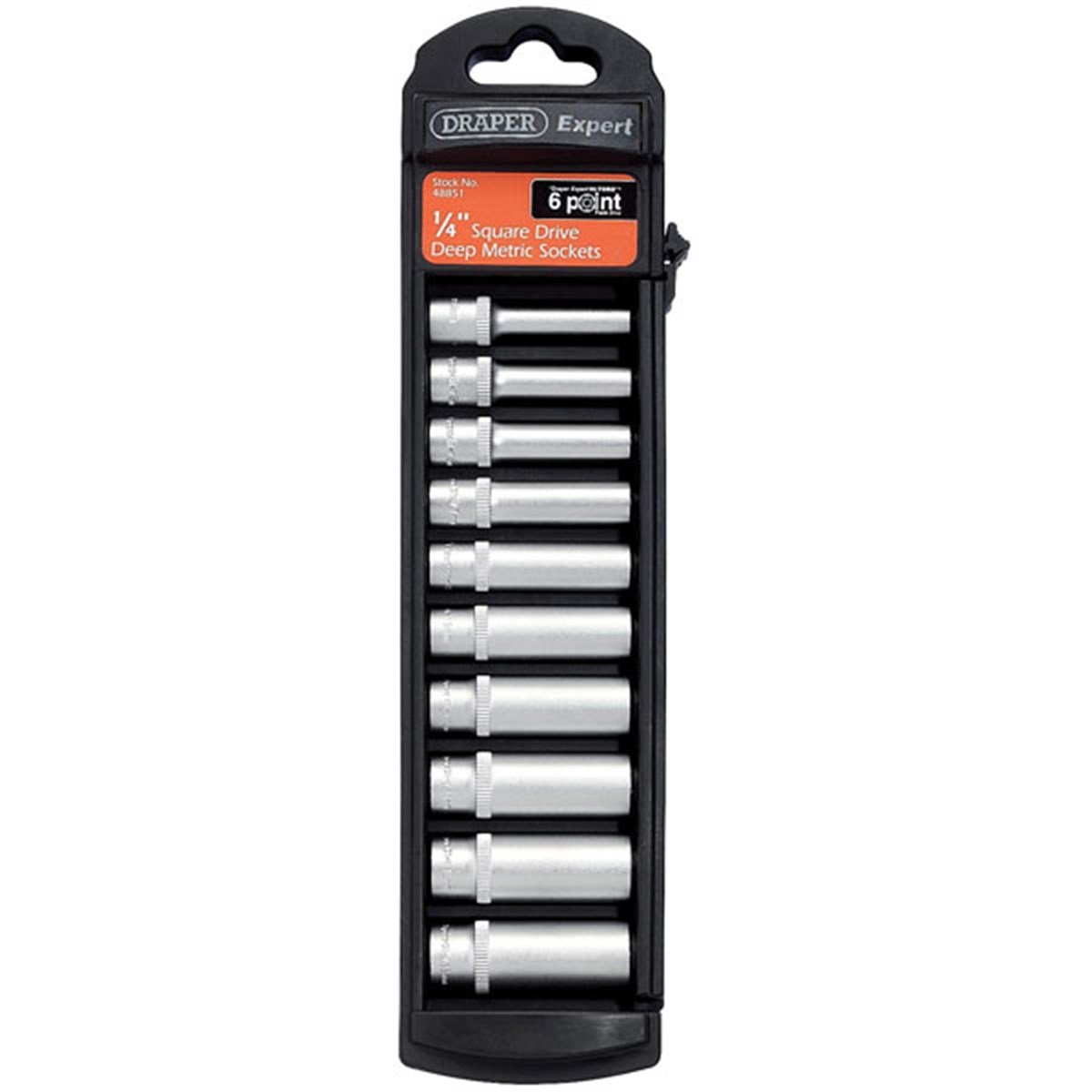 Lokma Anahtar 6 KöşeDraper Lokma Anahtar Seti 6 Nokta Uzun Tip 10 Parça