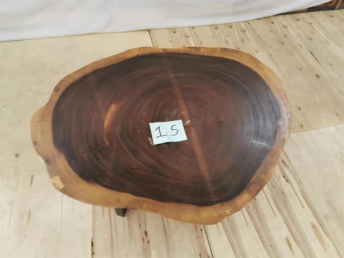 Masa TablalarıDoğal Ahşap Masa Tablası Yuvarlak