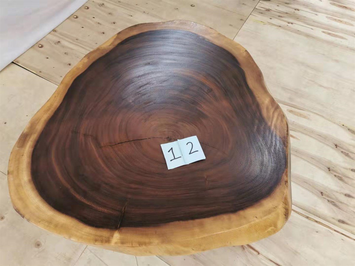 Masa TablalarıDoğal Ahşap Masa Tablası Yuvarlak