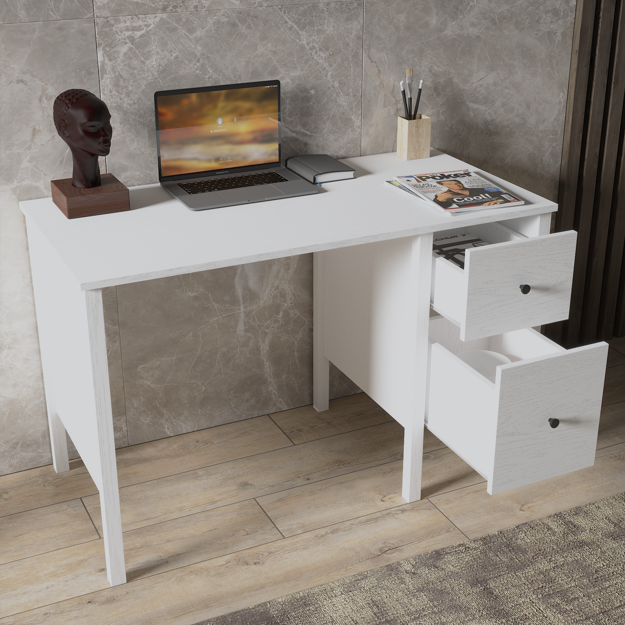 MasaHelen Çalışma Masası Atlantik Çam 120CMx75CMx60CM