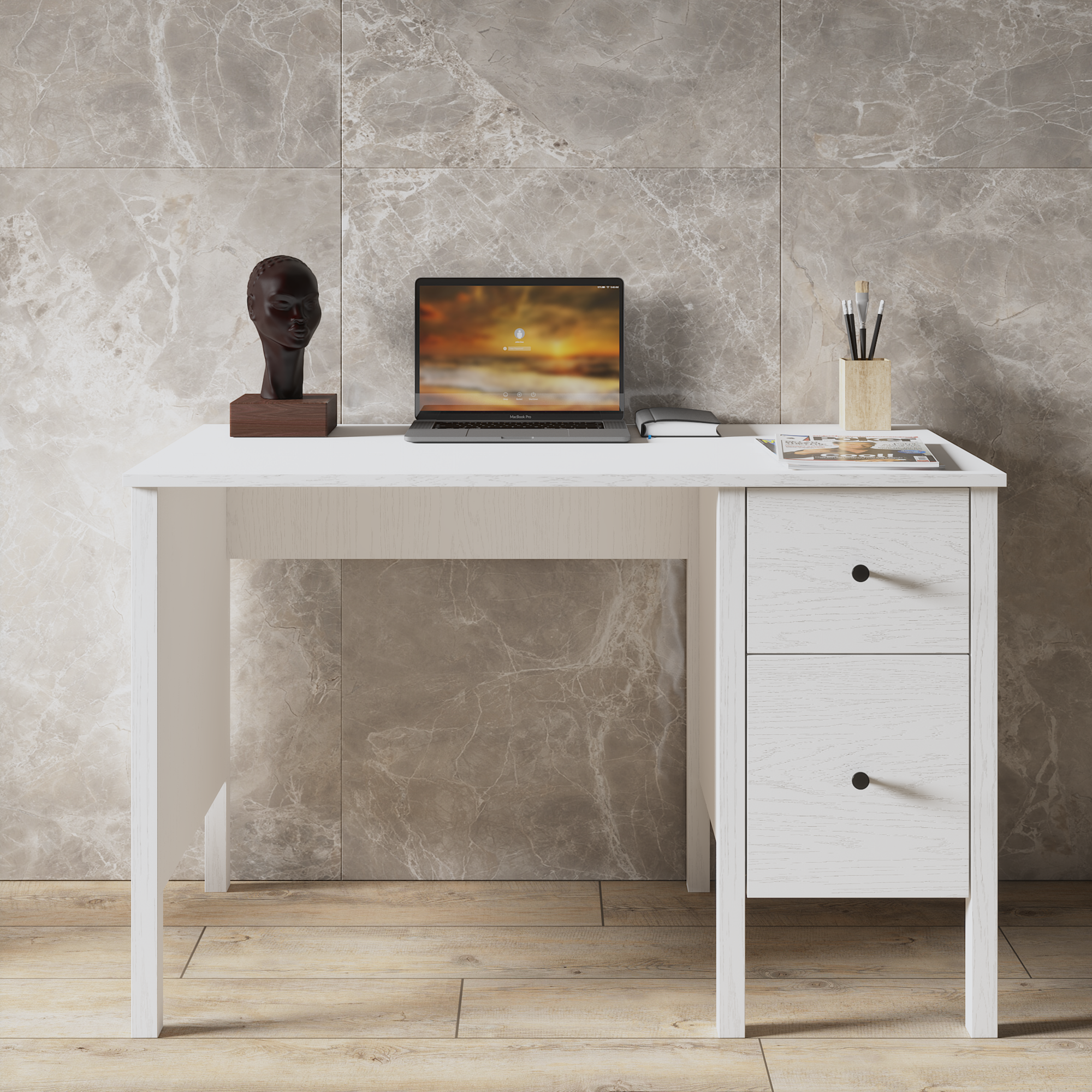 MasaHelen Çalışma Masası Beyaz 120CMx75CMx60CM