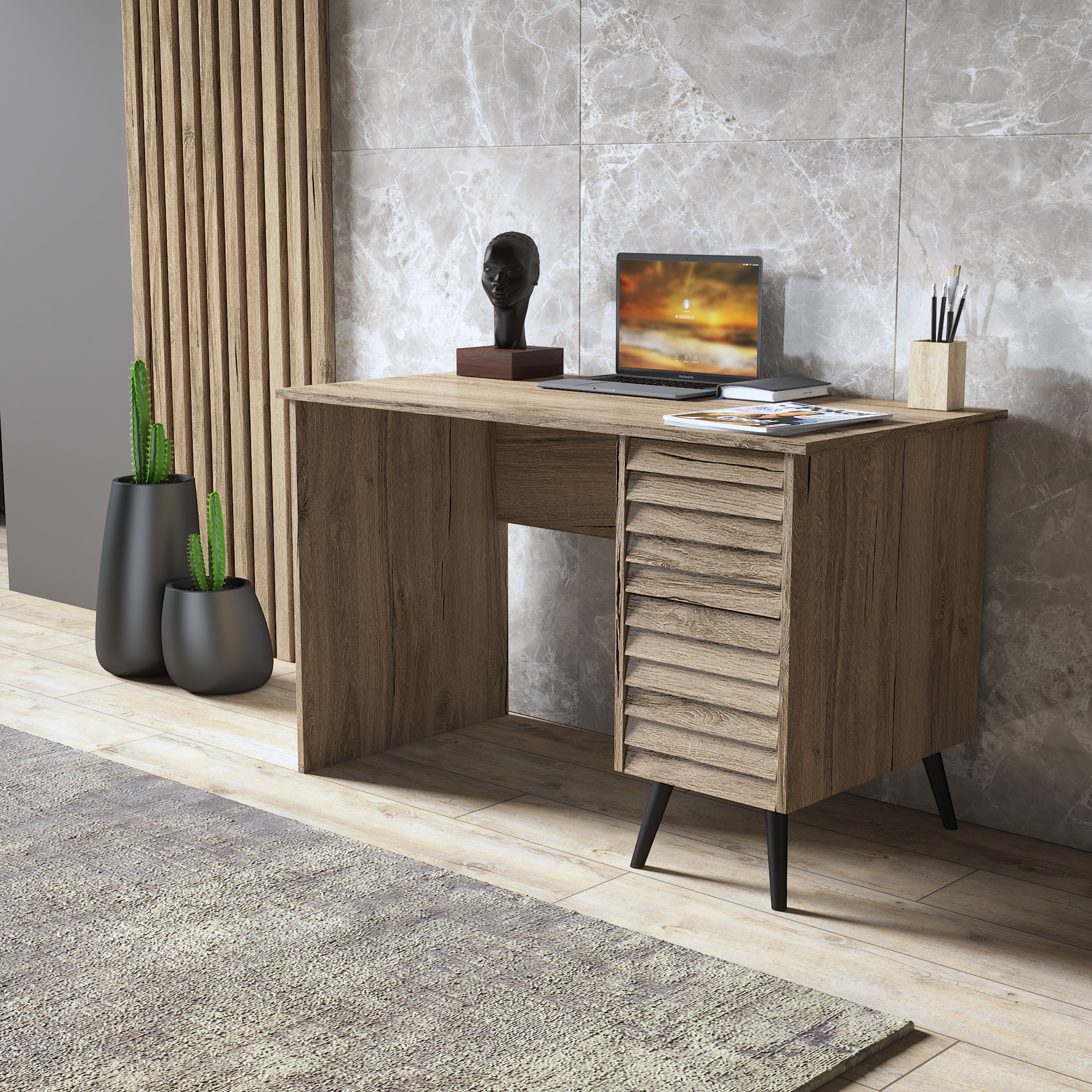 MasaLena Çalışma Masası Atlantik Çam 120CMx75CMx60CM