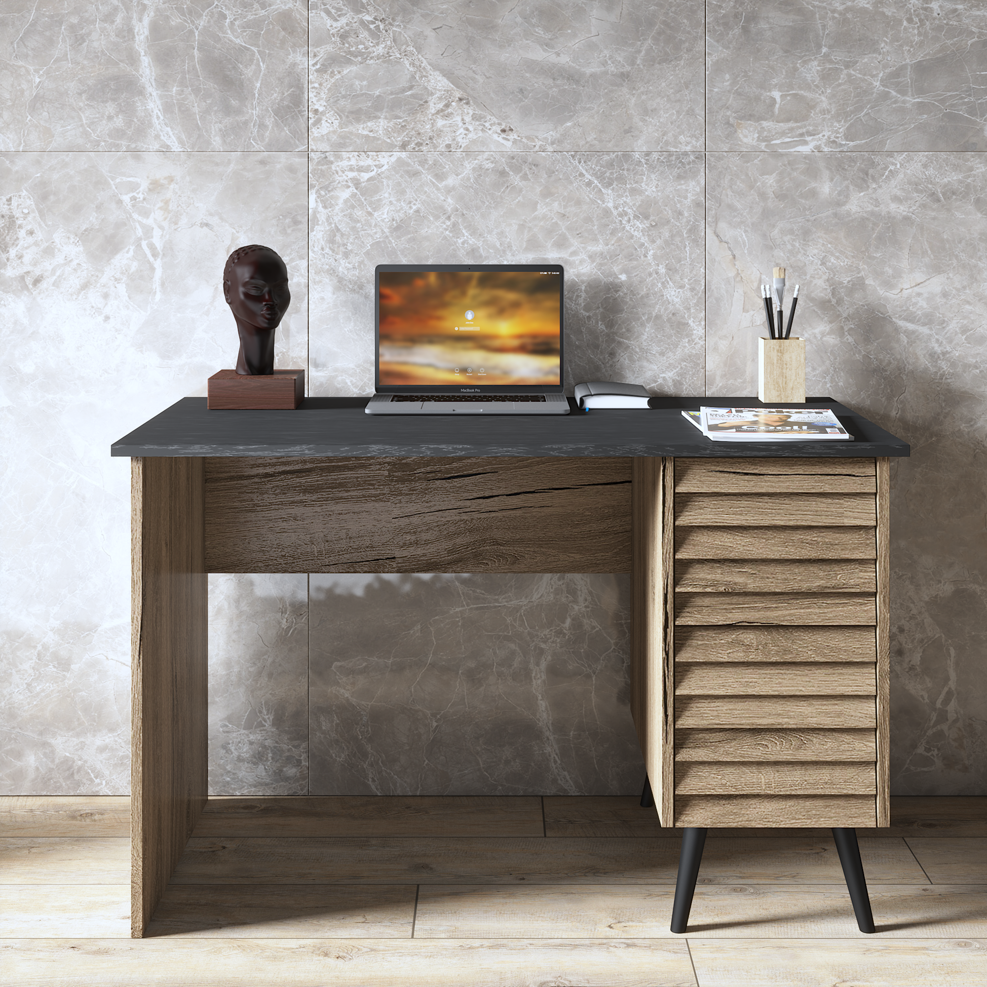 MasaLena Çalışma Masası Atlantik Çam 120CMx75CMx60CM