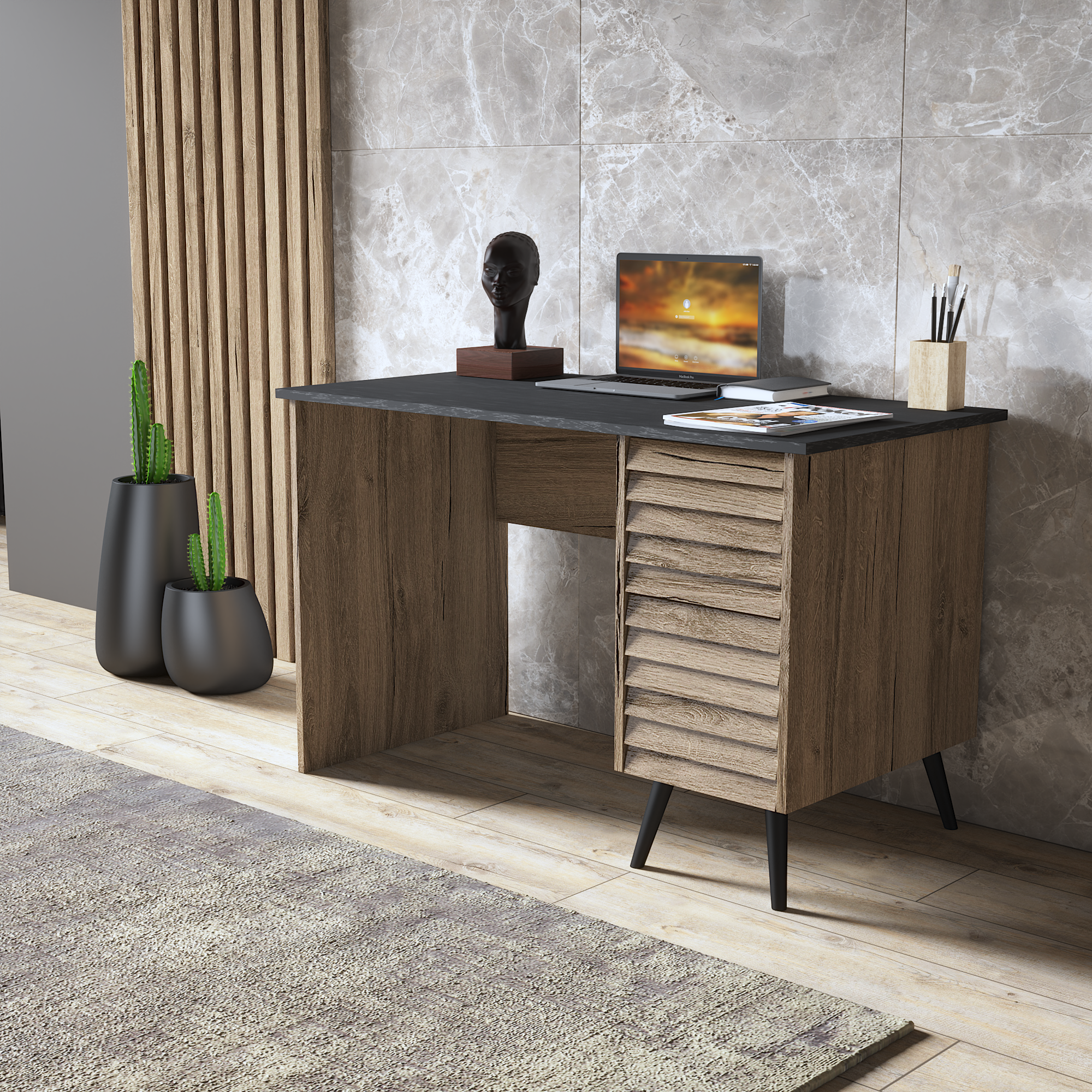 MasaLena Çalışma Masası Atlantik Çam 120CMx75CMx60CM