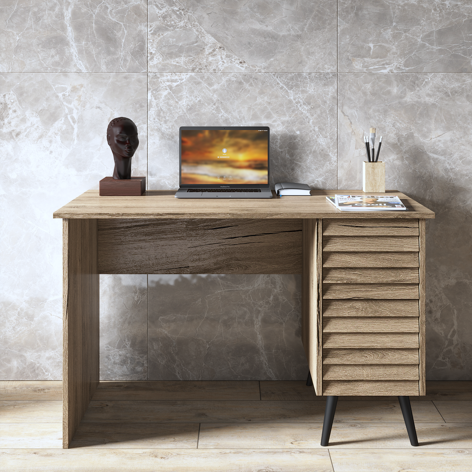 MasaLena Çalışma Masası Atlantik Çam 120CMx75CMx60CM