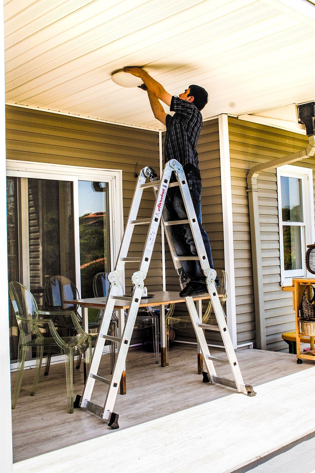 MerdivenlerAkrobat Merdiven Akrobat Dört Kırmalı