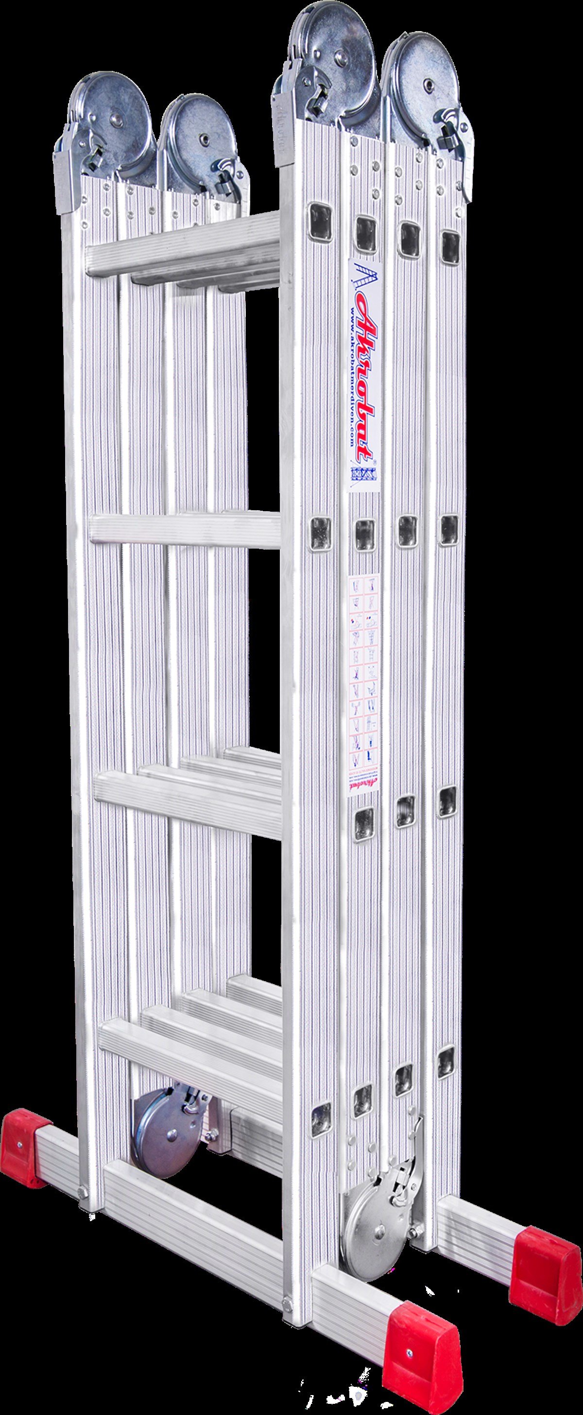 MerdivenlerAkrobat Merdiven Akrobat Dört Kırmalı