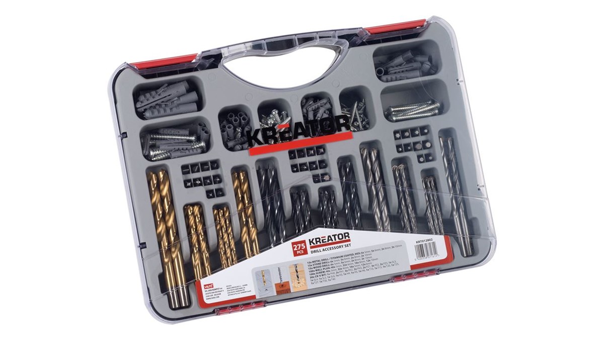 Metal DelmeKreator Matkap Aksesuar Seti 275 Parça