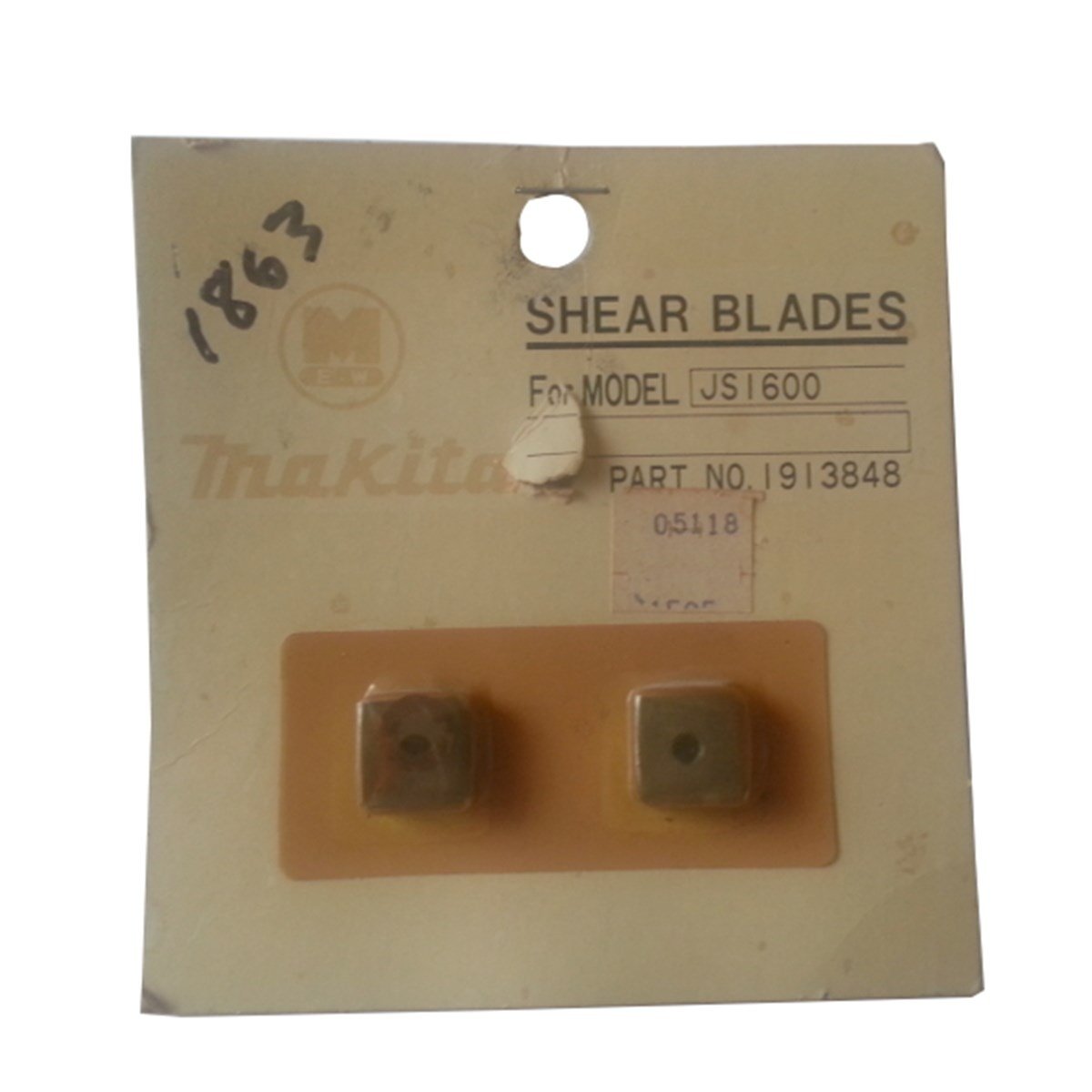 Metal Doğrama AksesuarlarıMakita Yedek Bıçak JS1600