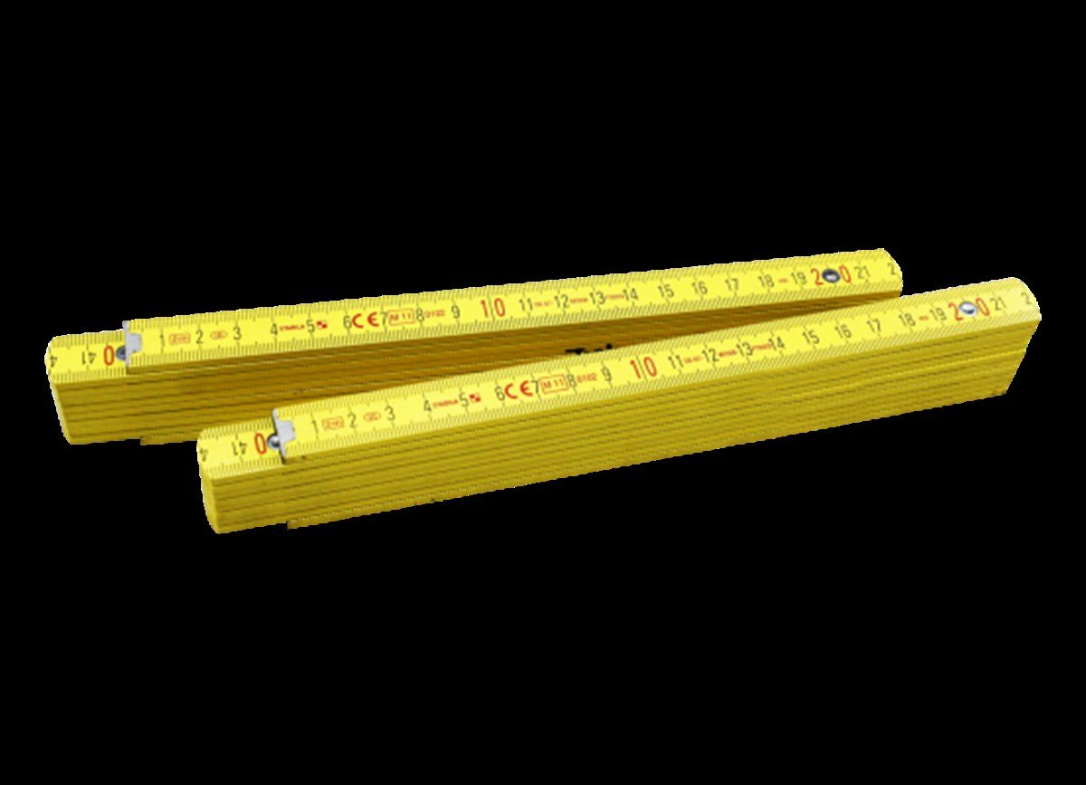 MetreStabila Metre Ağaç Cetvelli 2MT