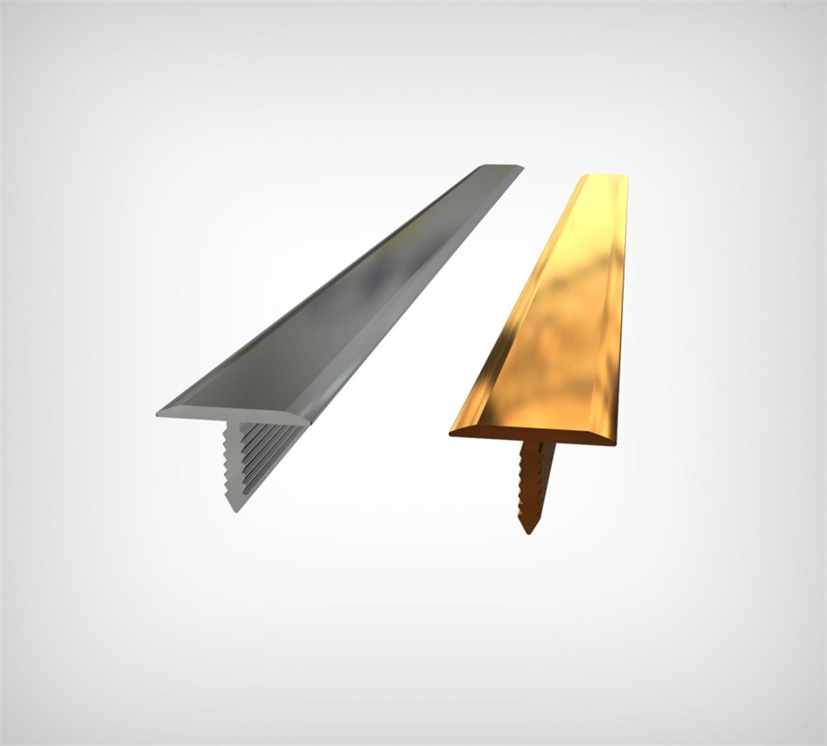 Mobilya GurubuTesay Parlak Alüminyum (T) Profil Parlak