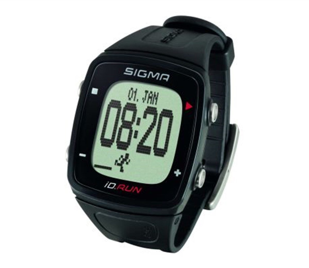Nabız ÖlçerSigma Saat ID.Run GPS/Hız/Mesafe Siyah