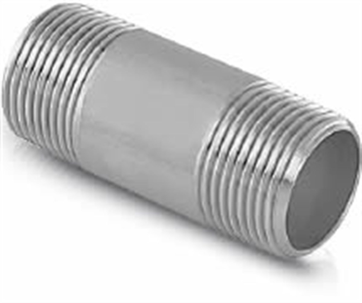 Paslanmaz Boru AksesuarlarıBorşen Paslanmaz Çift Taraflı Lı Nipel 304 A351