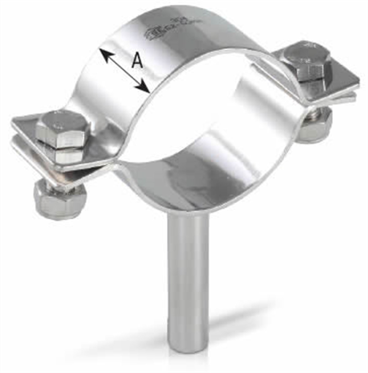 Paslanmaz Boru AksesuarlarıBorşen Paslanmaz Boru Kelepçesi Saplı Din 304