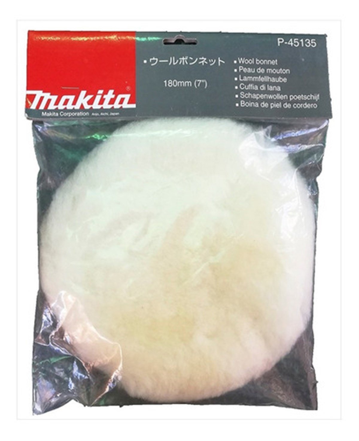 Poliş AksesuarlarıMakita Poliş Süngeri 180MM 9207SPB İçin