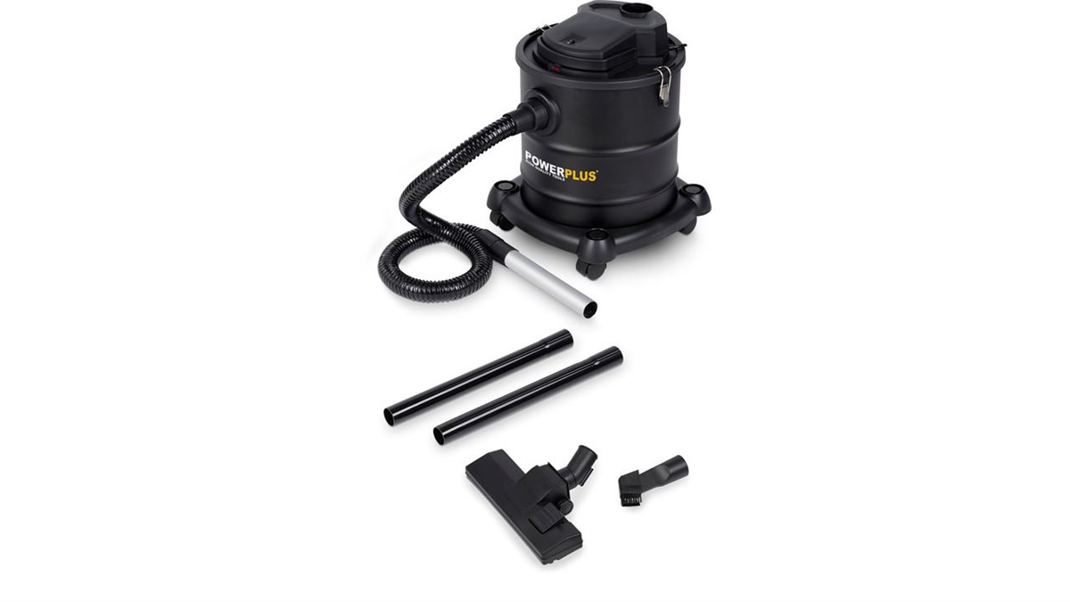 SüpürgelerPowerplus Talaş ve Kül Temizleyici 1200W 20L Aksesuarlı