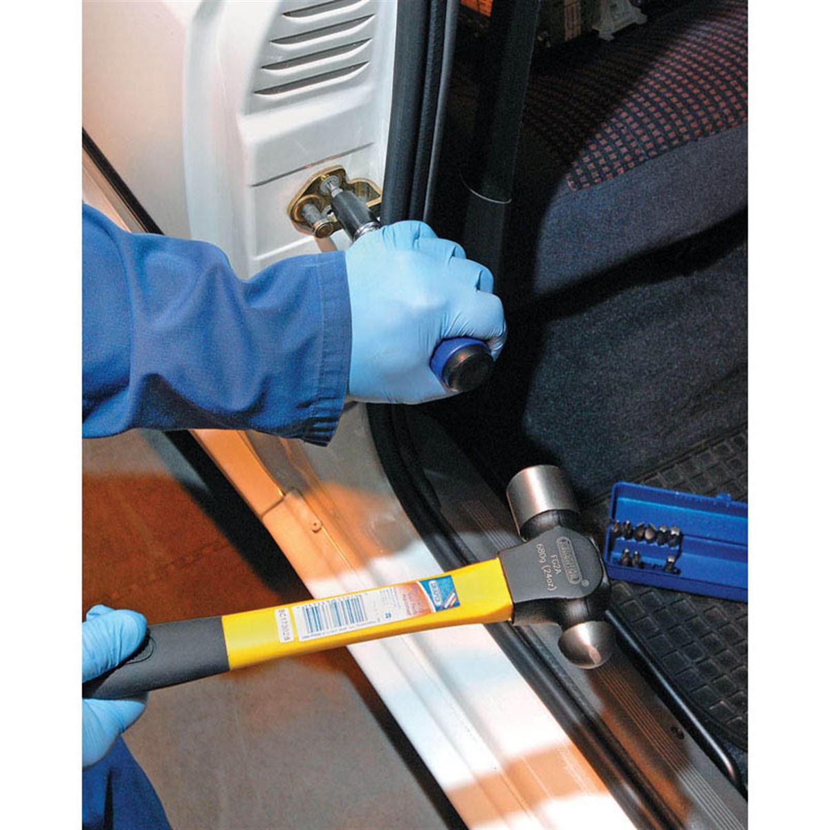 Ters KılavuzlarDraper Tornavida Vida Çözücü Çekiçlenir Set12 Parca